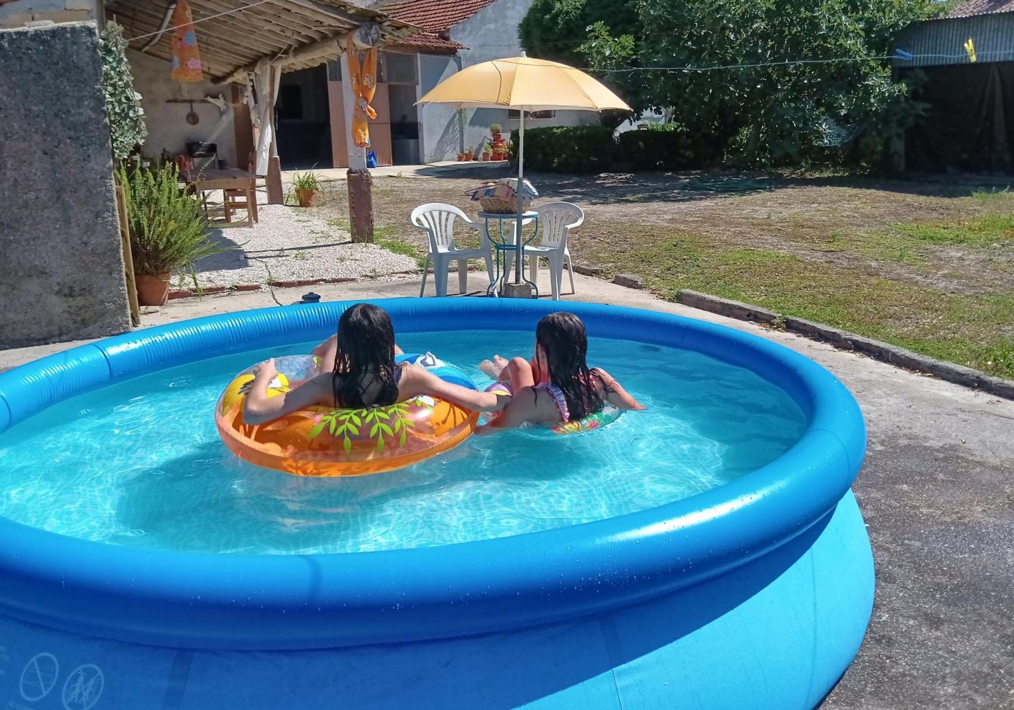 Casa Da Vovo Ceu - Casa De Campo Gandaresa - Country House, Entre Coimbra E Aveiro, A 15 Minutos Carro Praia Mira - Quintal Com Piscina Insuflavel Cantanhede Eksteriør bilde